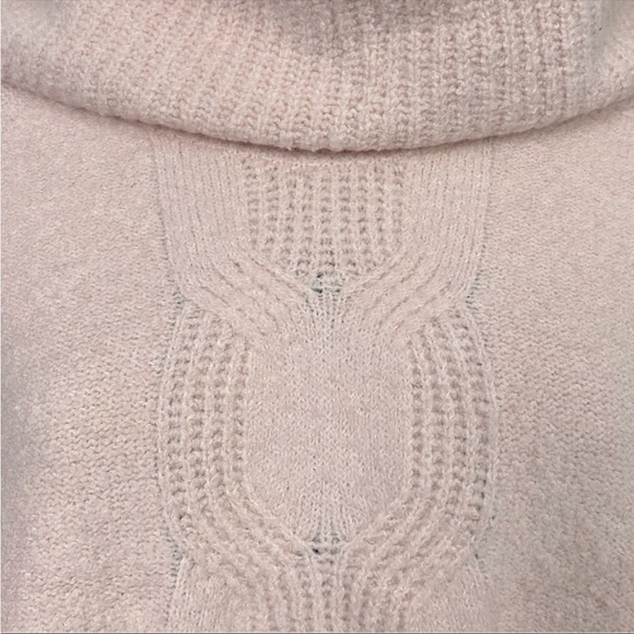 Nwt | Caslon Center Cable Cowl Neck Cotton Blend Sweater Size Medium - Picture 6 of 11
